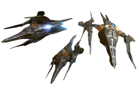 image of swarm ships